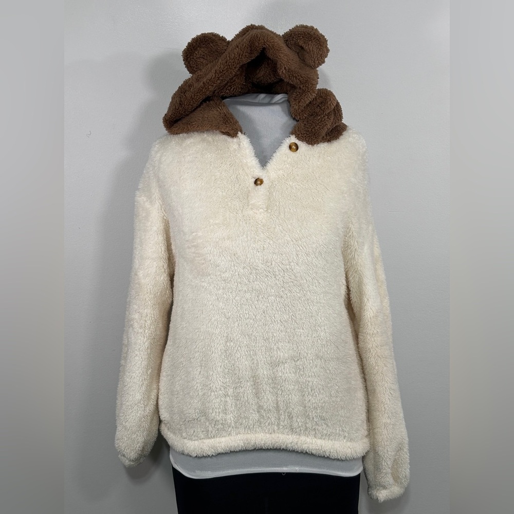 Girls Teddy Bear Hoodie Unbranded Size XL Youth